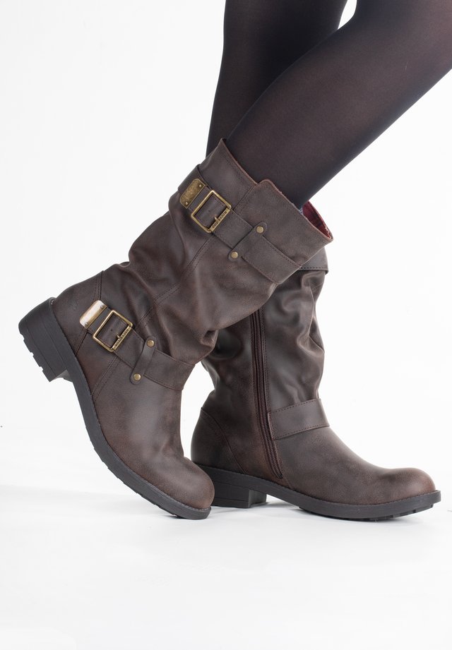 Cowboy-/Bikerlaarsjes - brown