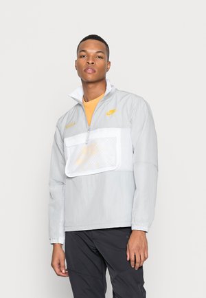 Nike Sportswear NIKE AIR - Giacca sportiva - particle grey/white/vivid sulfur