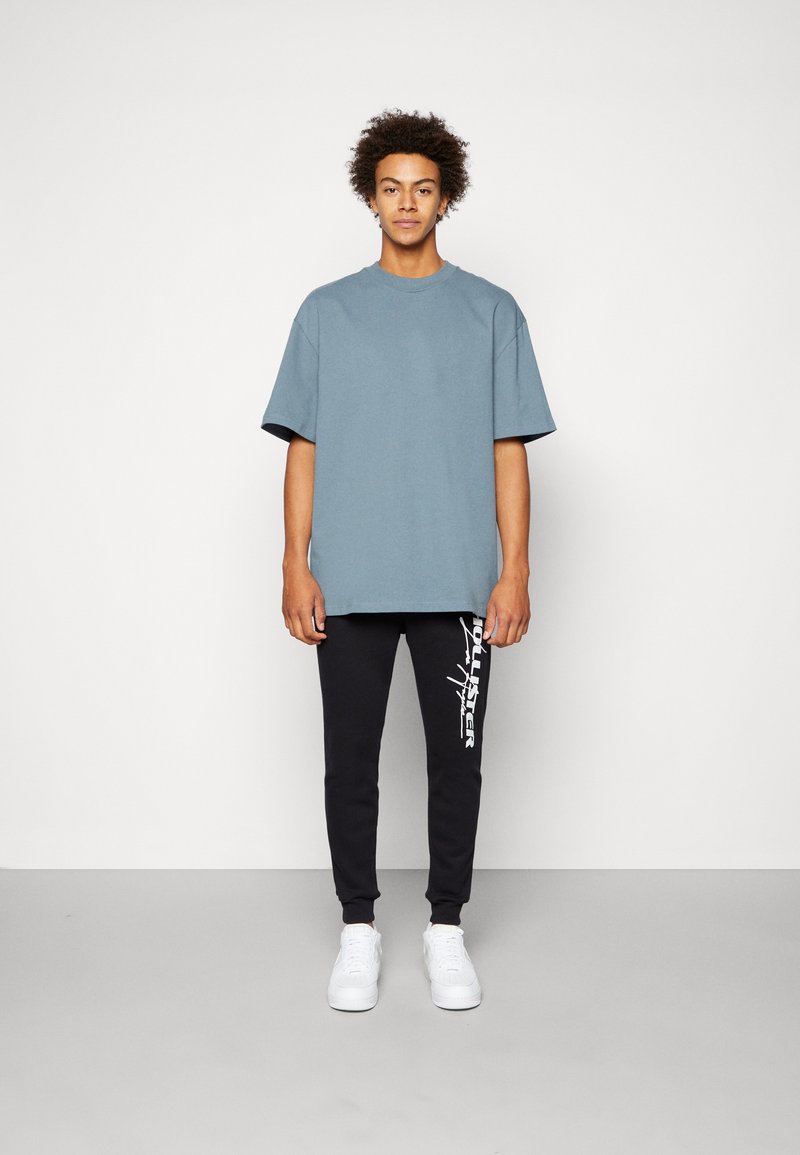 Hollister Co. SKINNY TECH LOGO 2 PACK Tracksuit bottoms grey/black