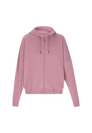 Heledad roosa lukuga kapuutsiga krae, reguleeritava nööriga, allalaskuvad õlavarreosad ning soonikkoes mansetid ja äär. Rinnal diskreetne ankrusümbol.