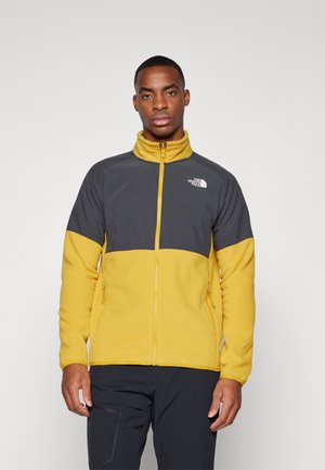 The North Face GLACIER HEAVYWEIGHT FULL ZIP - Fleece jacket - turmeric/asphalt grey/black
