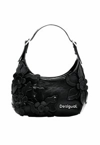 SMALL FLORAL APPLIQUÉ - Handtasche - black