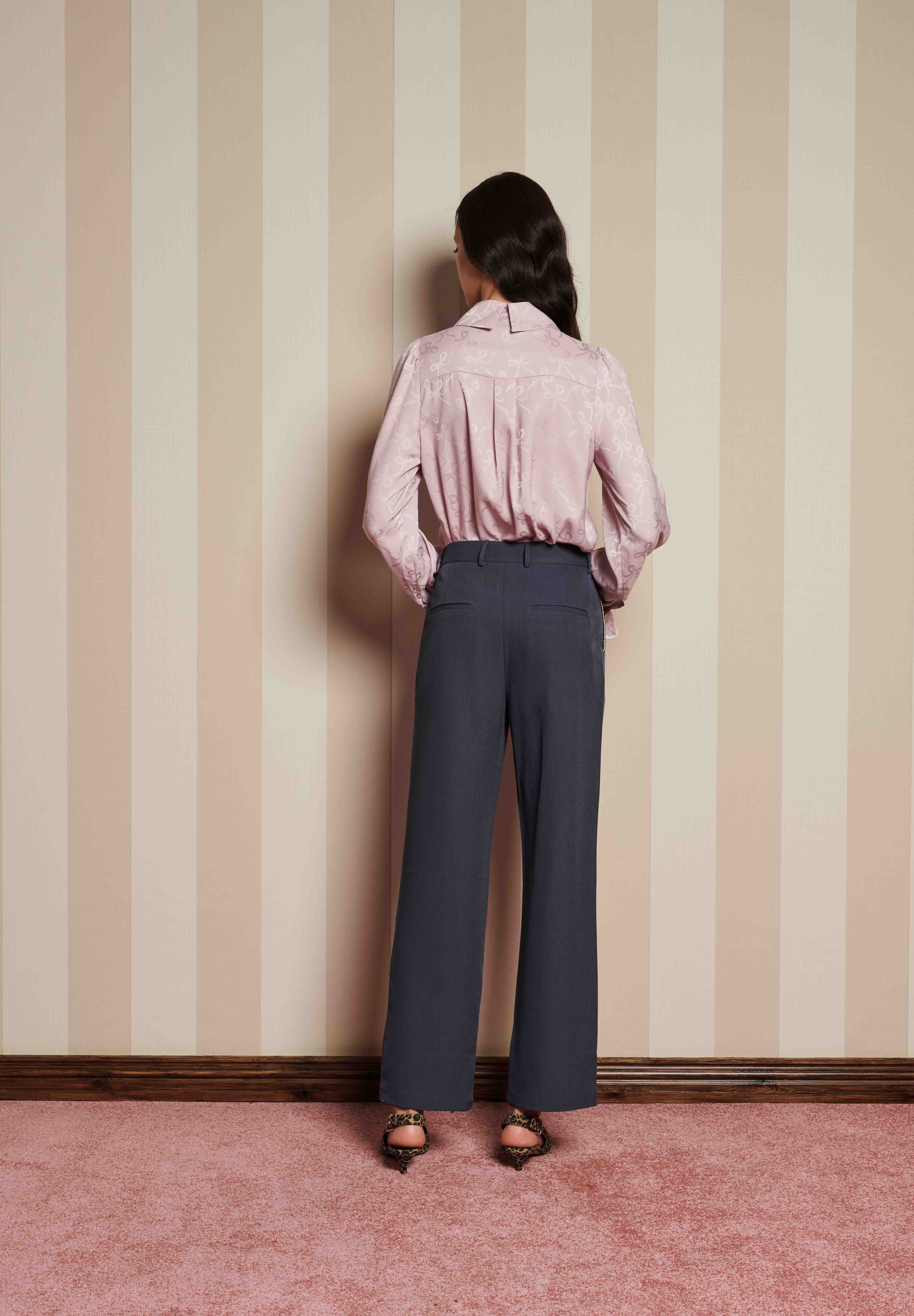 Sister Jane RUFFLE - Button-down blouse - lilac - Zalando.co.uk