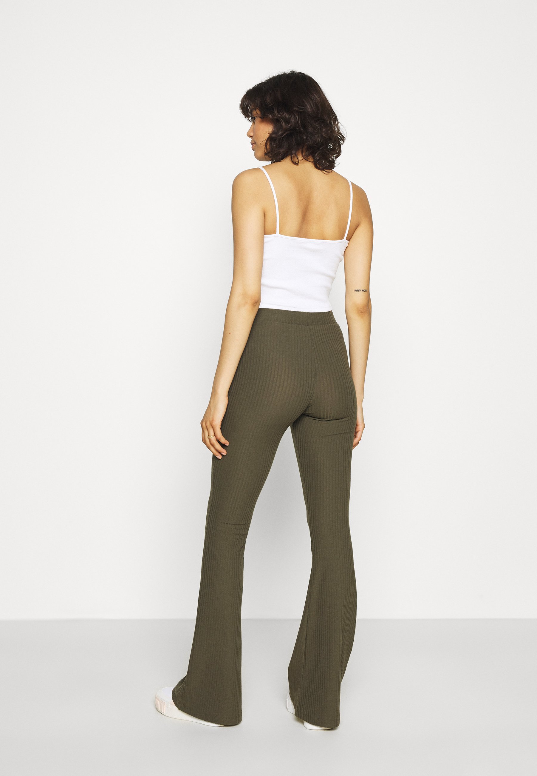 Damer ONLNELLA FLARED PANT - Bukser Damer ONLNELLA FLARED PANT - Bukser