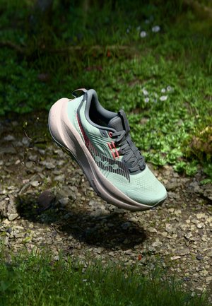 Saucony XODUS ULTRA 4 - Zapatillas de trail running - aloe/barley