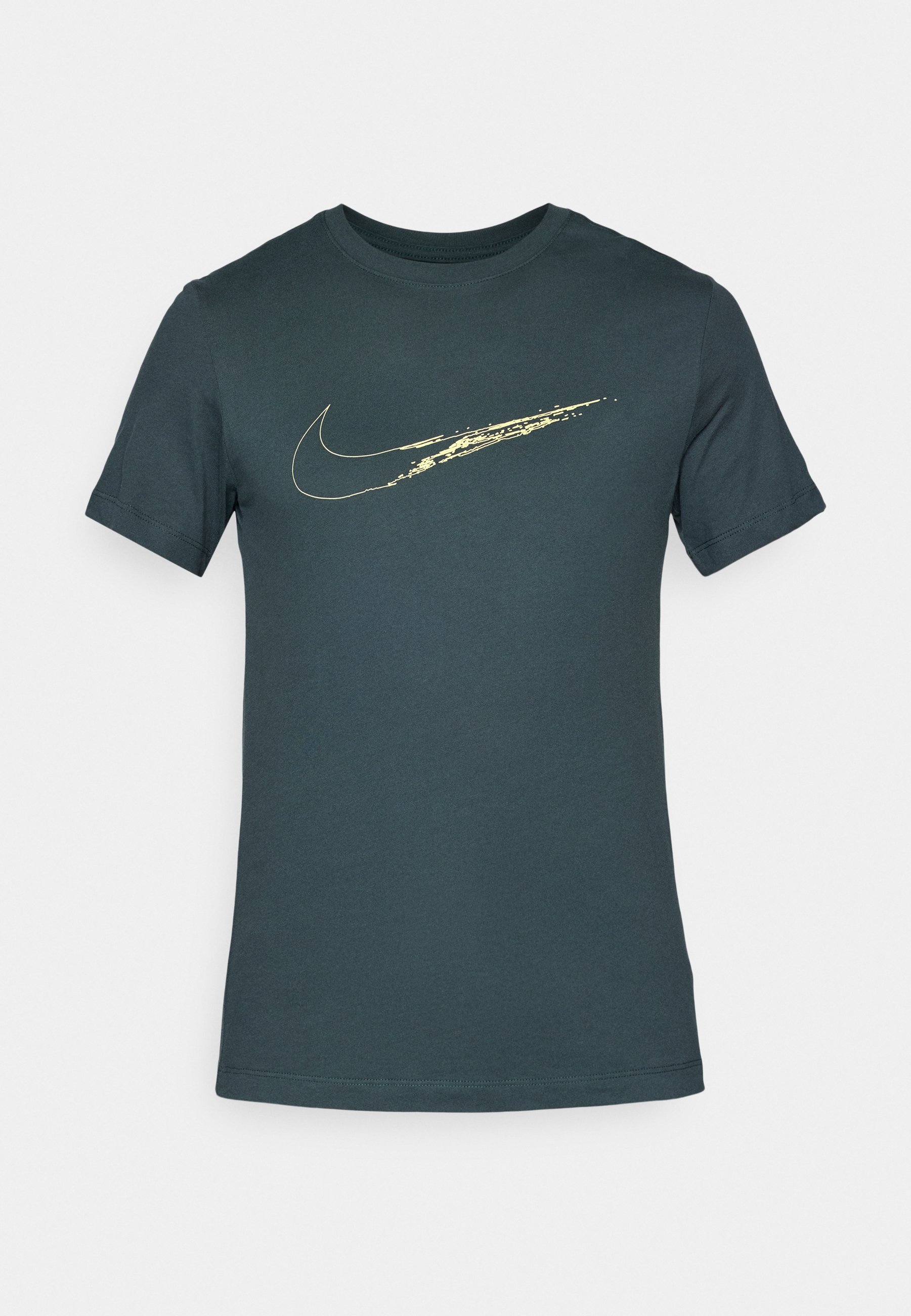 green and gold nike shirt