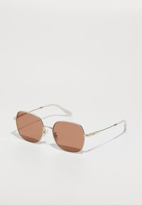 COACH - Lunettes de soleil - shiny light gold-coloured/milky white Image miniature 1