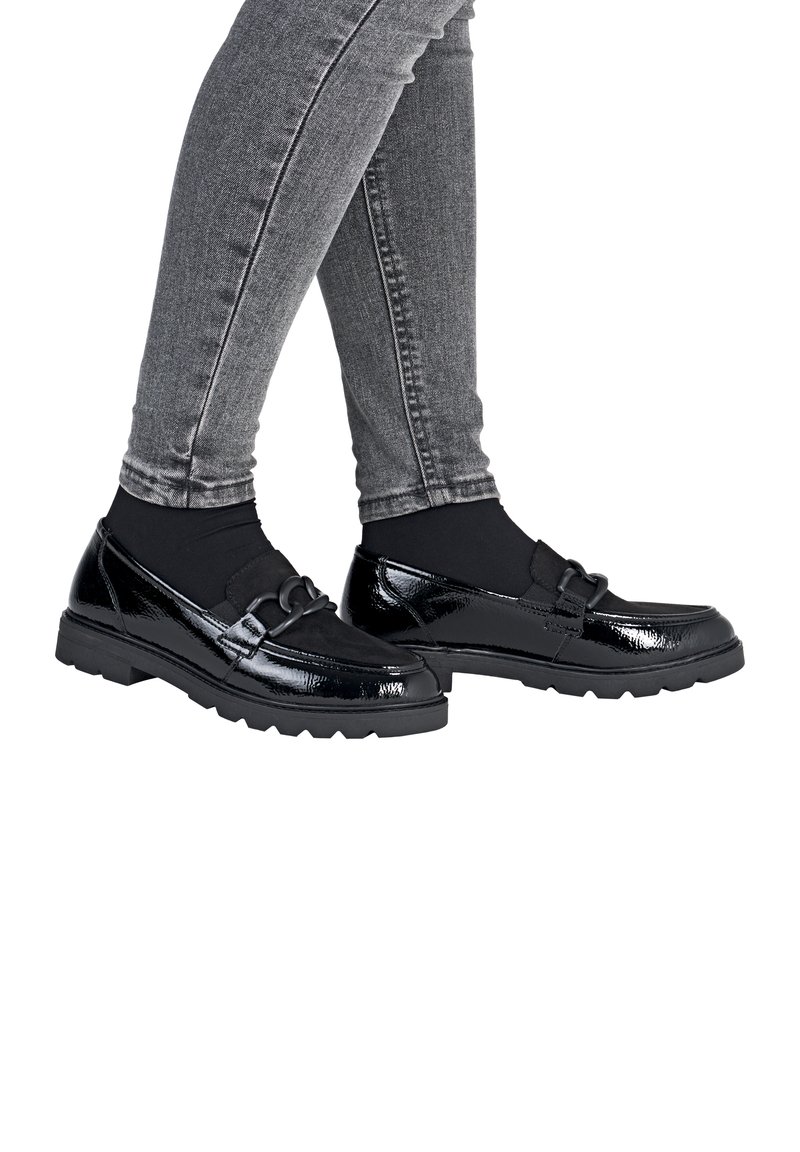 Remonte Slipper - schwarz