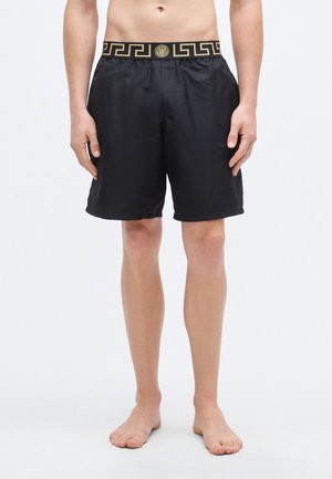 SWIM LONG NEW LOGO - Plaukimo šortai - black/gold-coloured