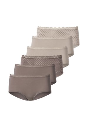 HÜFT 6 PACK - Panties - taupe beige