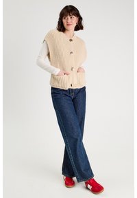 Cache Cache Veste sans manches - ecru