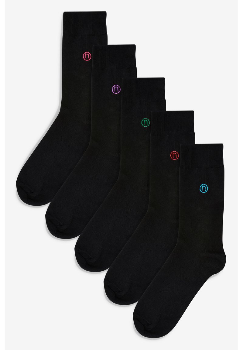 Next 5 PACK N LOGO - Calcetines - black