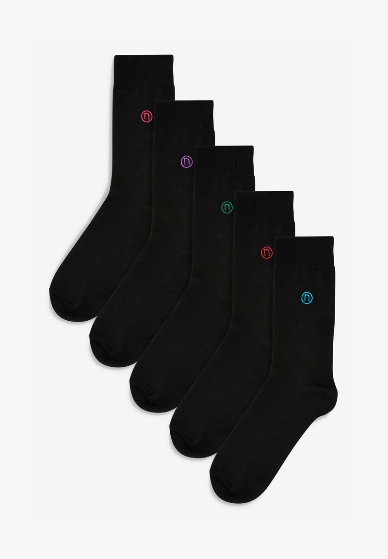 Next 5 PACK N LOGO - Calcetines - black