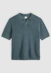 DILLON OPEN COLLAR - Polo - dark slate