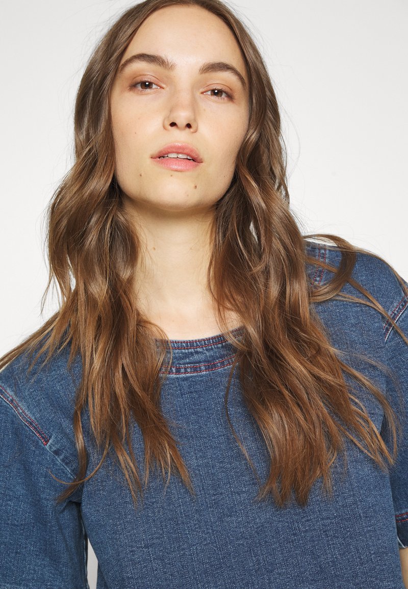 Damen Kleider | See by Chloé T-Shirt basic truly navy/blau - SQ80854 Damen Kleider | See by Chloé T-Shirt basic truly navy/blau - SQ80854