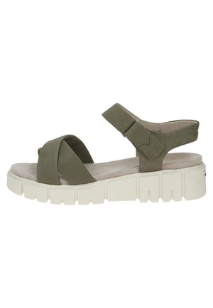 Caprice Platform sandals - cactus nubuc