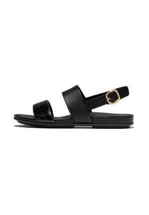 GRACIE SEQUIN - Riemensandalette - black