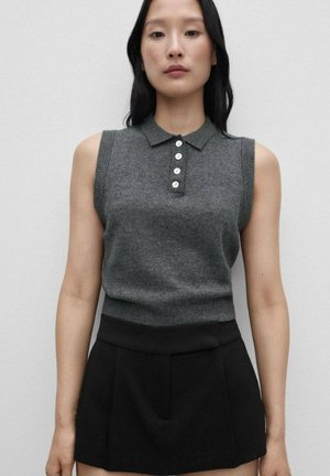 Piké - mottled dark grey