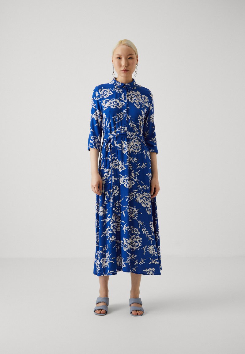 JDY JDYSTARRR LIFE DRESS - Robe longue - surf the web/tapioca