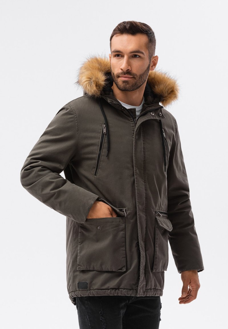 Ombre Parka - green