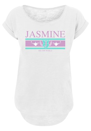 F4NT4STIC, DISNEY JASMINE SEE THE WORLD - T-shirts print - white