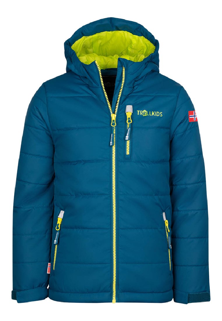 TROLLKIDS Winterjacke - petrol lime