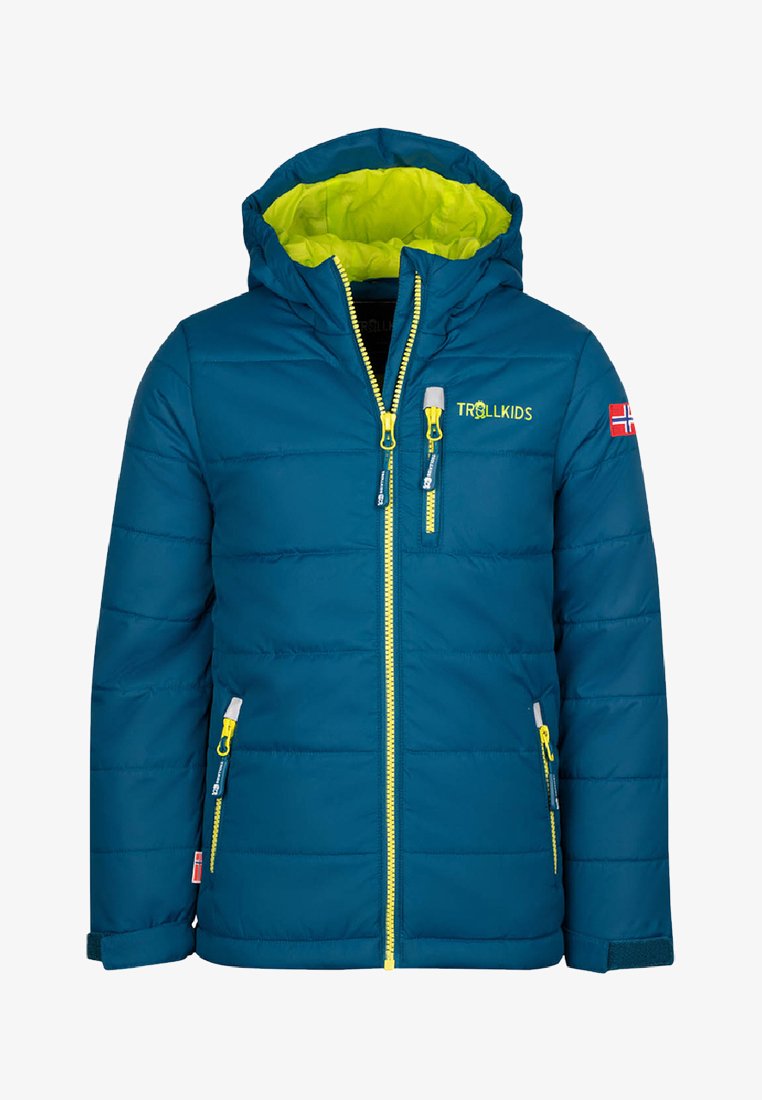 TROLLKIDS Winterjacke - petrol lime
