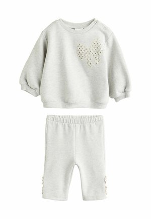 JOGGERS SET REGULAR FIT - Træningssæt - grey white taping