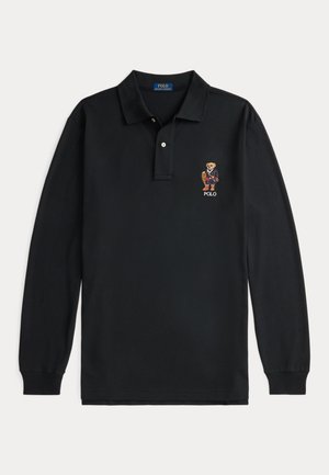 POLO BEAR MESH POLO SHIRT - Polokošeľa - black