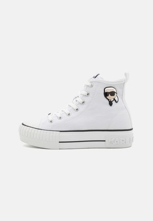 KAMPUS MAX PATCH LACE - High-top trainers - white