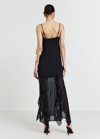 Calliope FRILL - Maxikleid - ultrablack