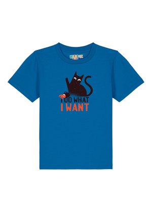 CAT - Print T-shirt - royal blue