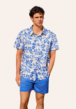 VIBRANT FLORAL BUTTON DOWN - Hemd - blue