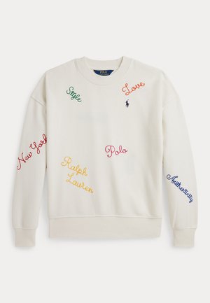 EMBROIDERED FLEECE SWEATSHIRT - Bluză de molton - nevis