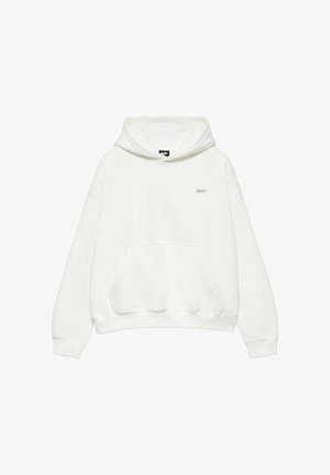 PULL&BEAR, STWD BOXY - HOODIE - Mikina s kapucňou - white