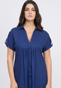 Maison Form'elle Vestido camisero - blue