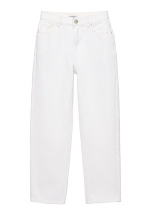 Traperice ravnih nogavica - white