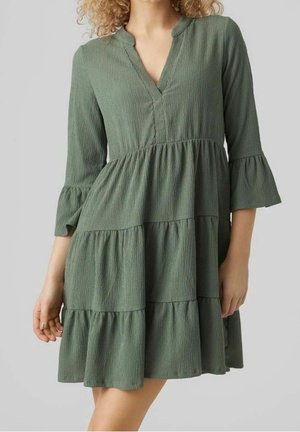 Robe de jour - mottled green