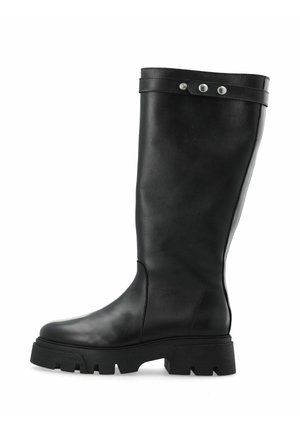 BIAMIA - Stivali con plateau - black