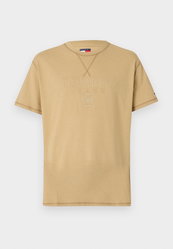 TONAL CREST TEE - Print T-shirt - relic tan3