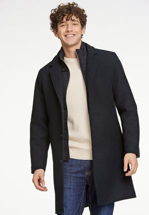Lindbergh DETACHABLE COLLAR - Abrigo clásico - black