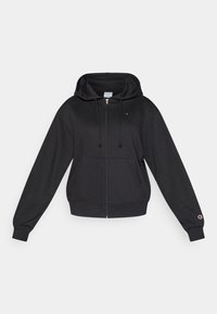 ICONS TONAL LOOSE FIT FULL ZIP HOODIE - Sweatjakke - black