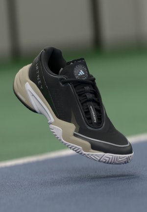 ASMC BARRICADE - Multicourt tennis shoes - core black/silver metallic/almond milk