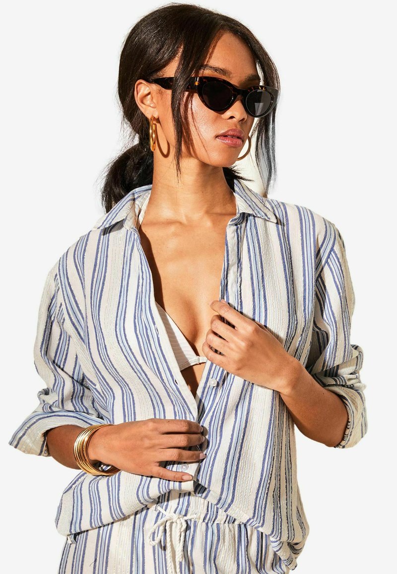 Lipsy Strandaccessoar  - blue lurex stripe
