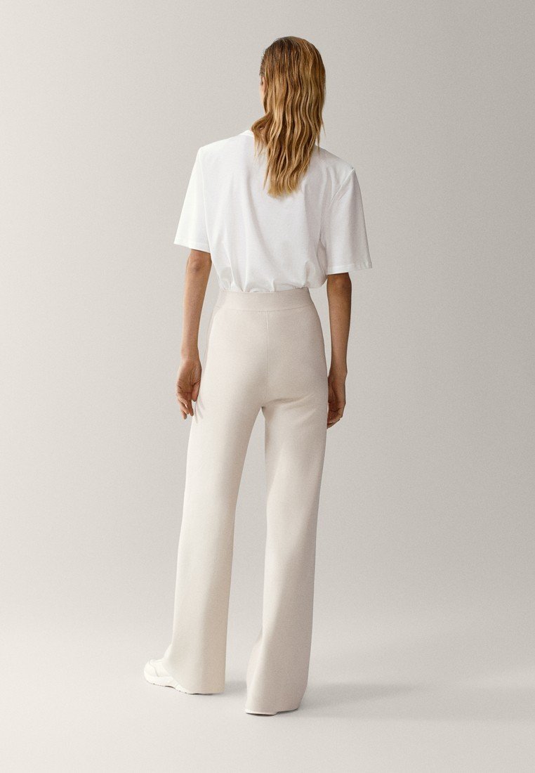 Massimo Dutti TOTAL LOOK - Broek - beige/Beige - Zalando.be