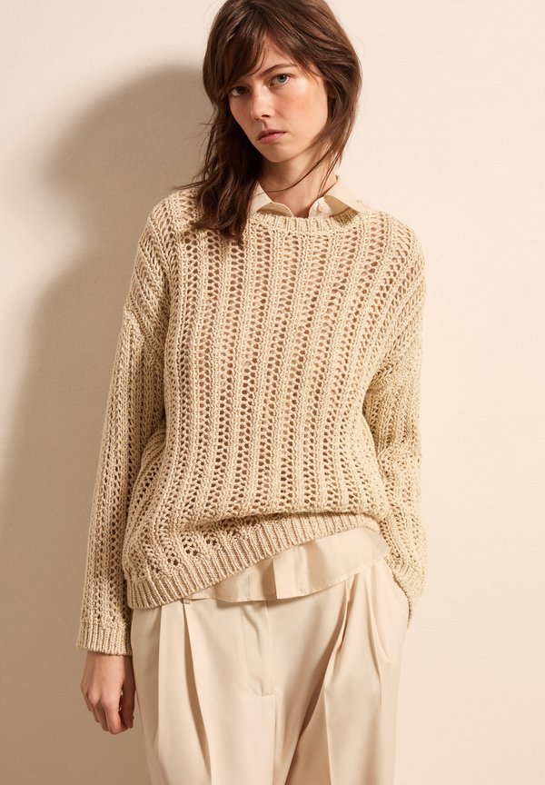 Strickpullover - natural