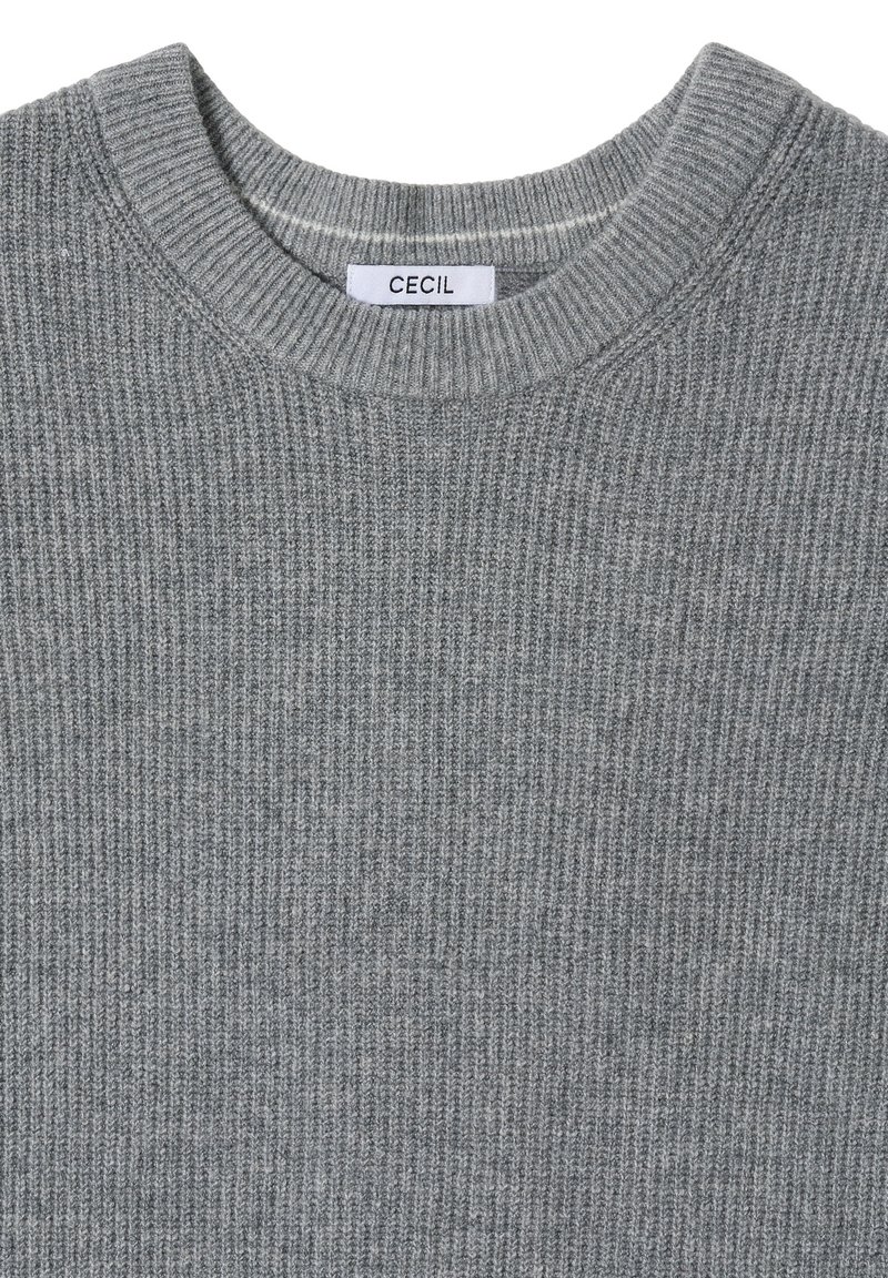 Cecil Strickpullover grau/grau-meliert Zalando