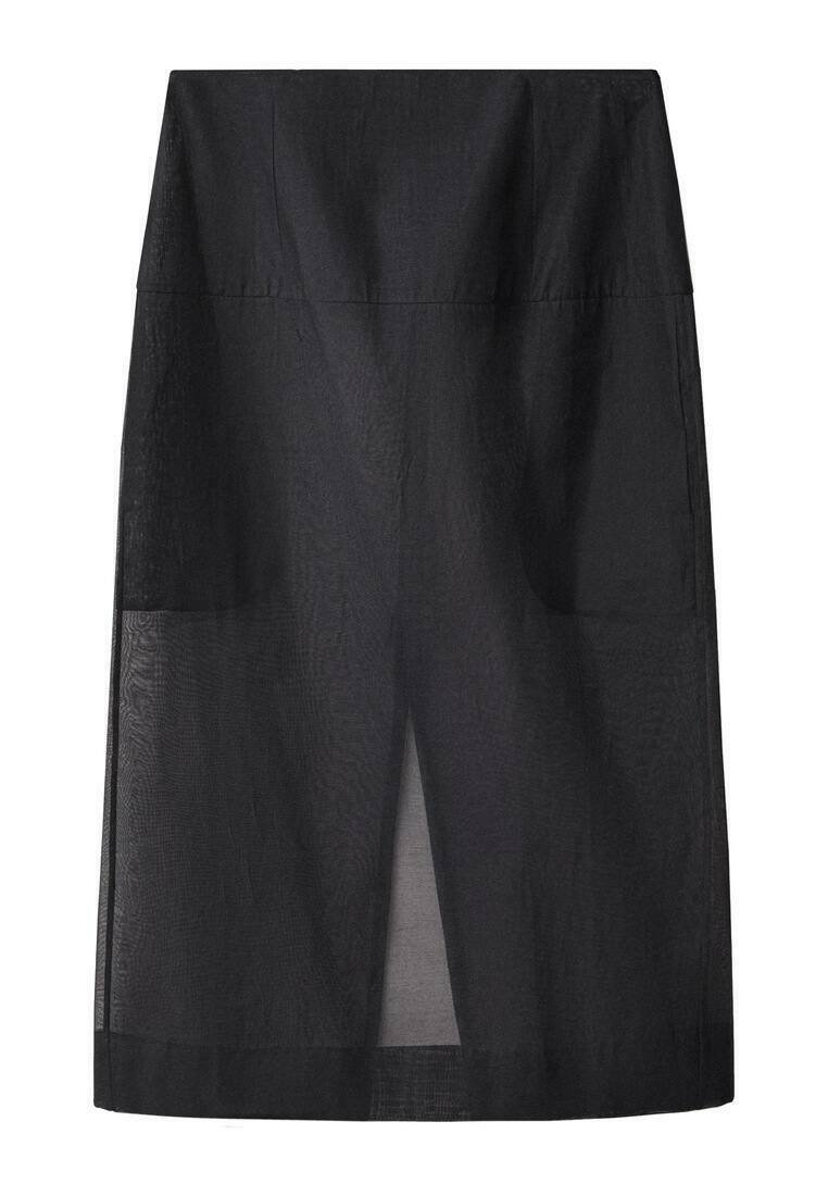 Mapale Espiral Gonna Doppia Fronte - Mini Gonna Nera In Poliestere Ed Elastan - Taglia ML - Perfetta Su Costume Da Bagno