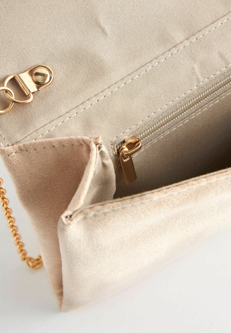 Pochette donna taupe in microfibra | Primadonna Collection
