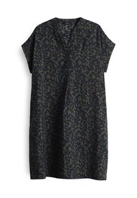 RELAXED FIT PRINT - Vestito casual - coal blue